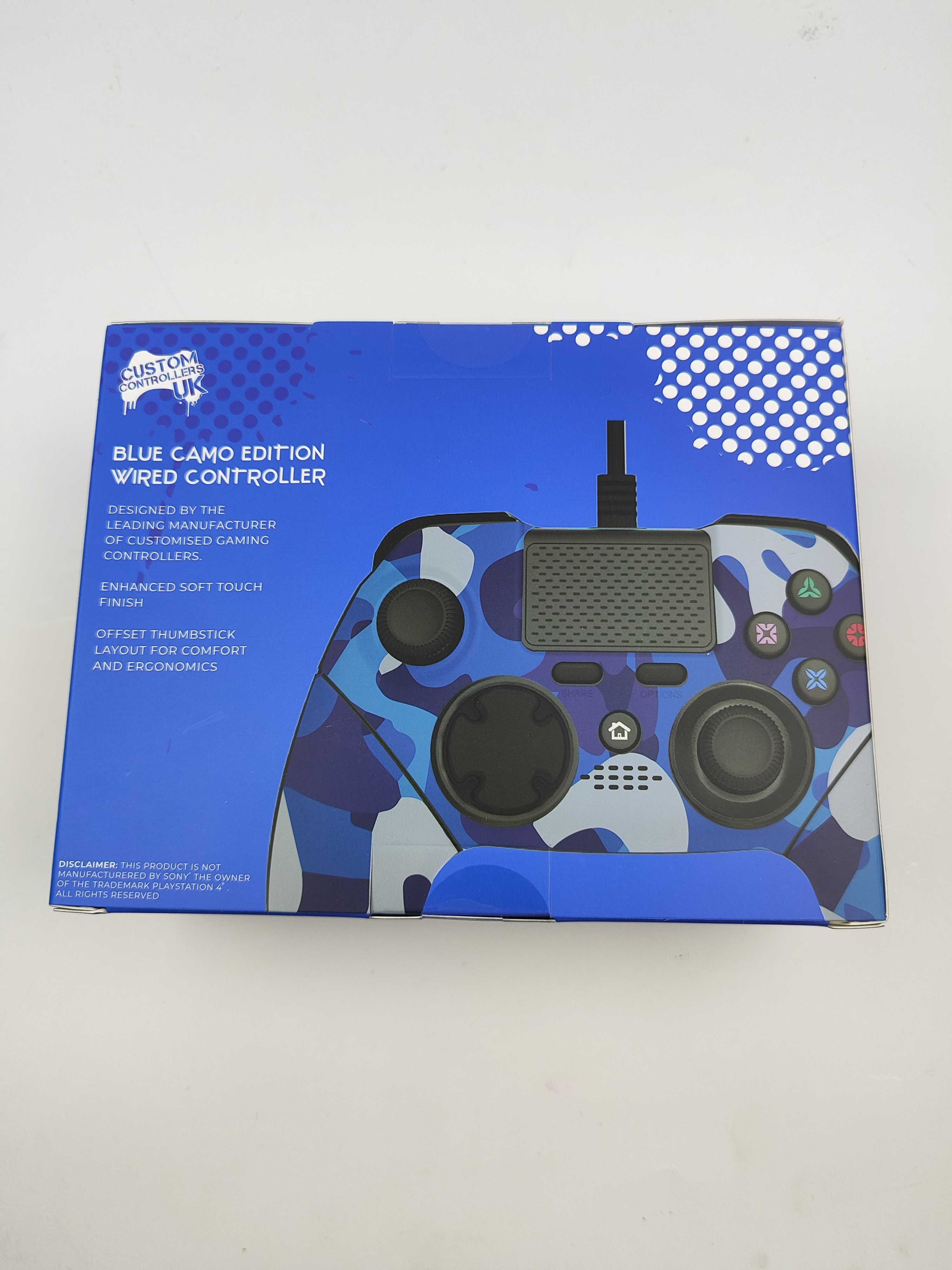 Pad S4 Blue Camo Edition do PlayStation4 Przewodowy