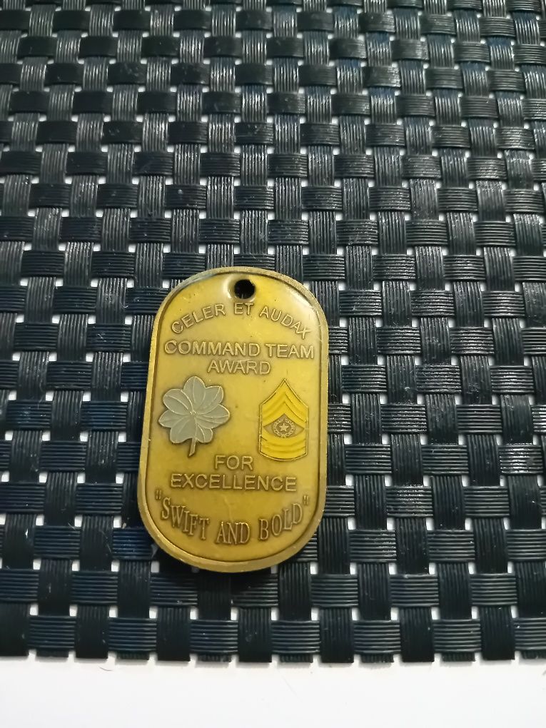 Coin wojskowy Command team award