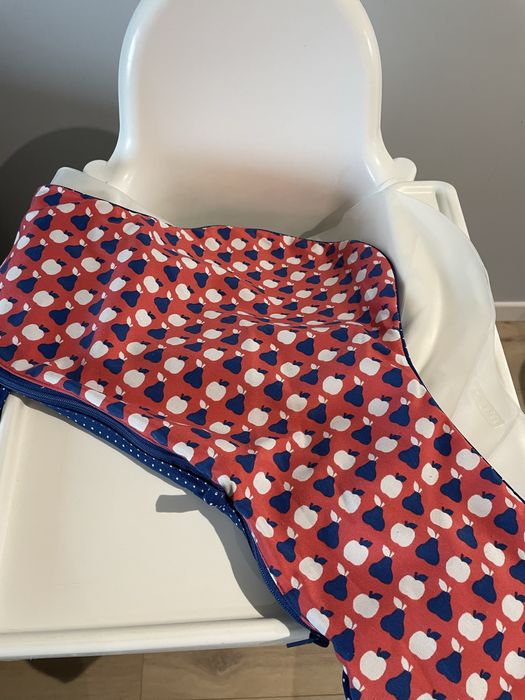 Ikea antilop z podnóżkiem i poduszką