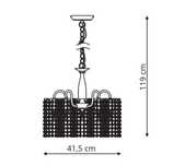 Lampa wisząca BRIGHT STAR 5 LP-812/5P Light Prestige