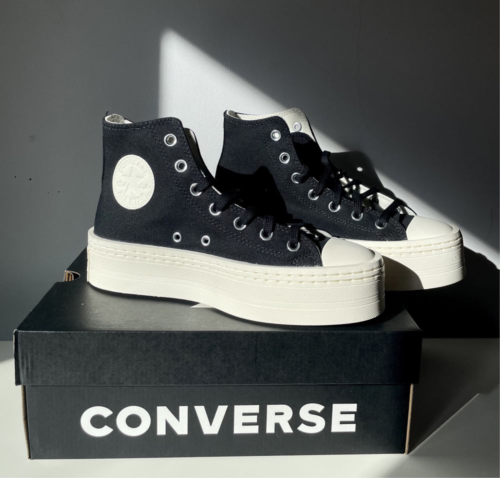 Czarne converse buty trampki