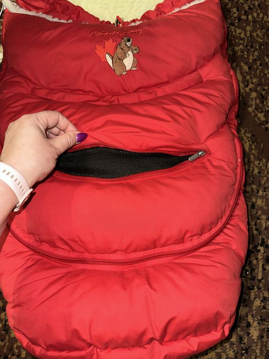 Конверт в коляску на овчині трансформер Ontario Baby Alaska Climate