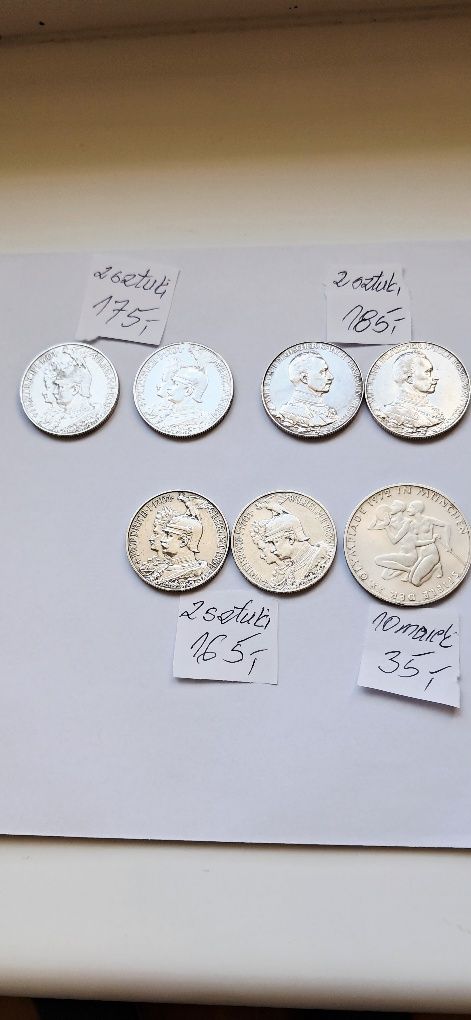 Niemcy 2 marki 1904 E Posmiertne zestaw