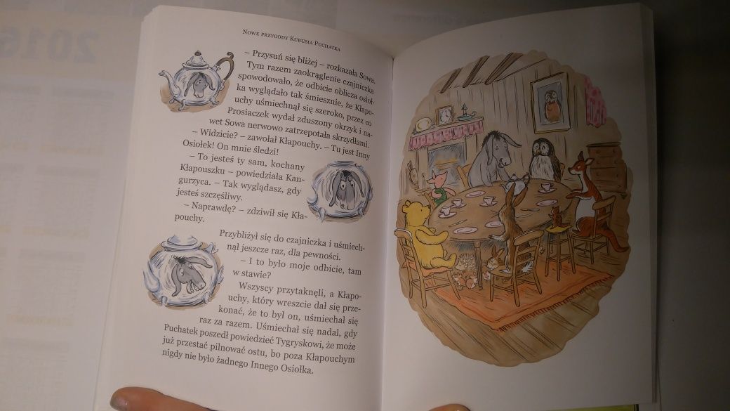 Książka dla dzieci ,,Nowe przygody Kubusia Puchatka" - Michał Rusinek