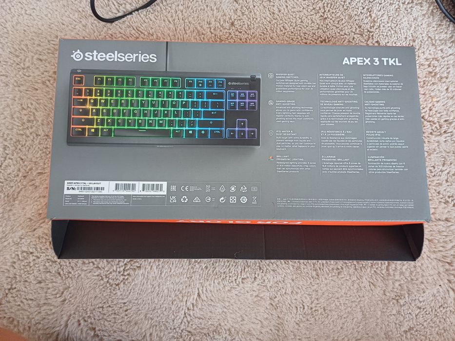 Klawiatura steelseries apex tkl 3