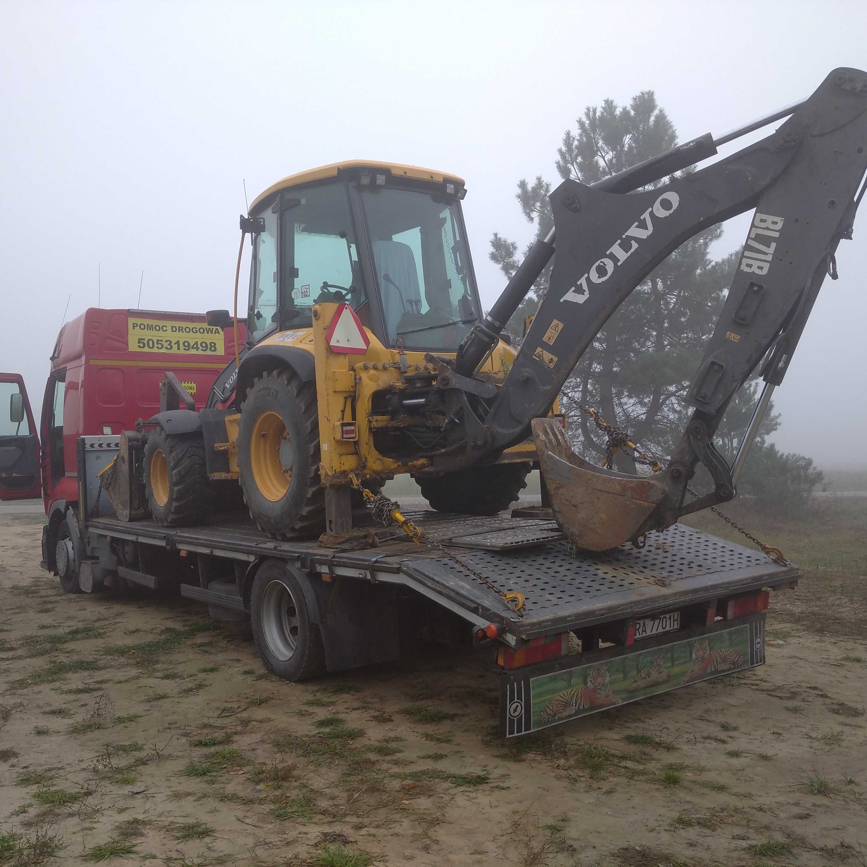 Laweta Ciężarowa do 10 ton Transport Maszyn Budowlanych Rolniczych