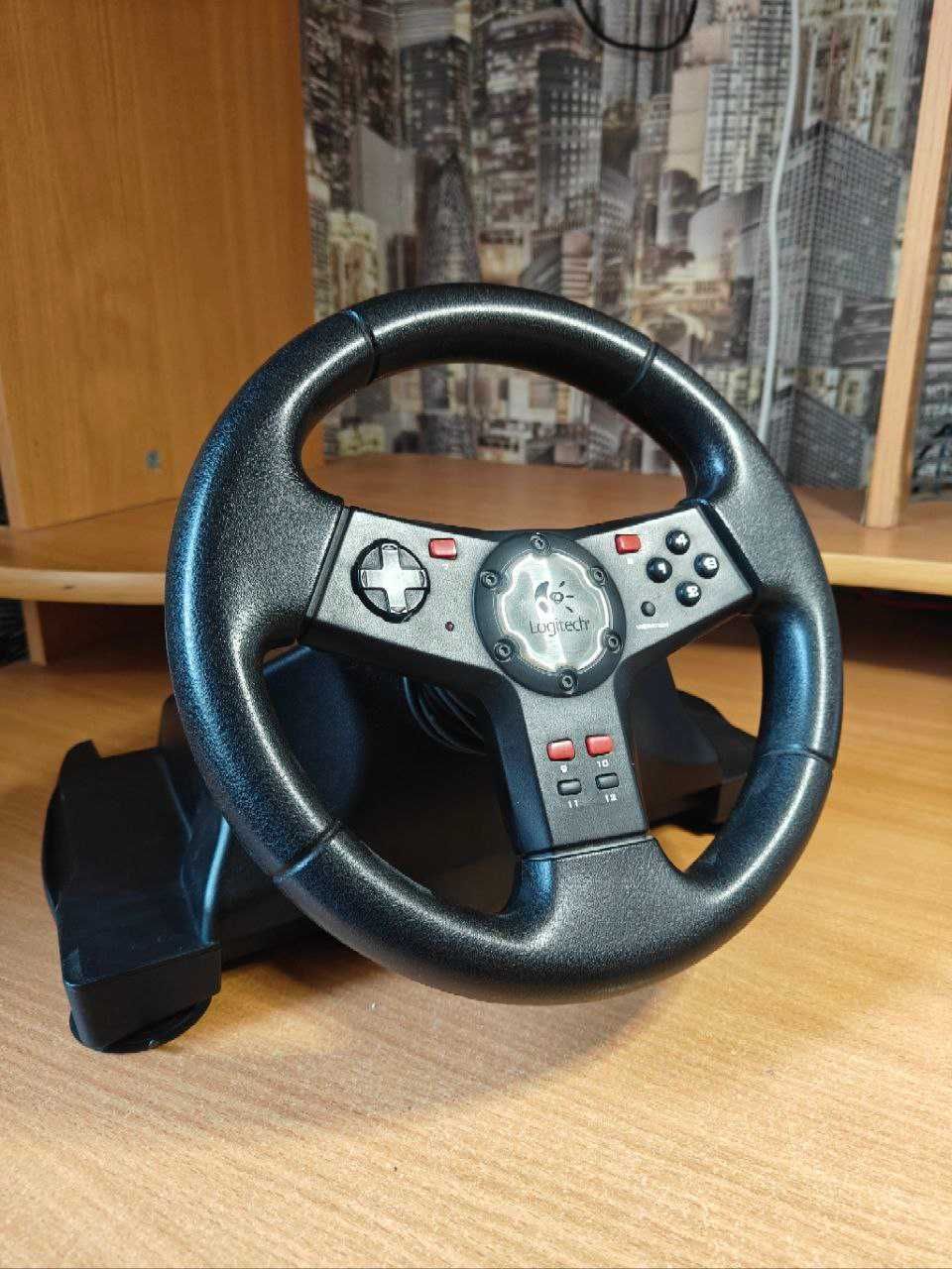 Руль с педалями Logitech Formula Vibration