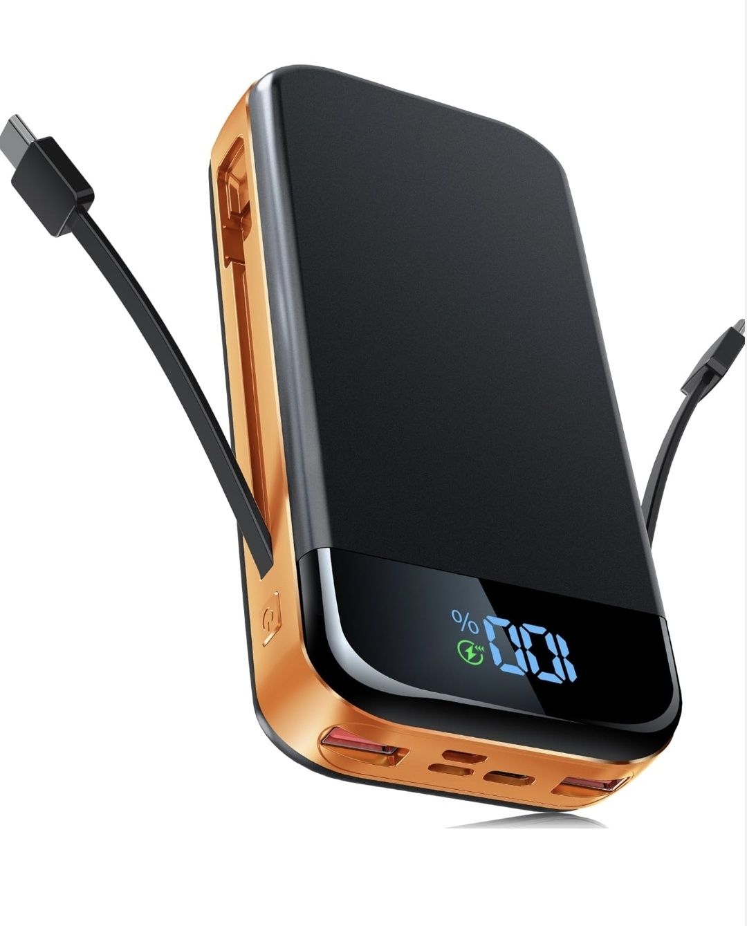 Power bank 27000 mA/год, 22,5W з кабелями