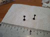 Labret czarny gwiazdka