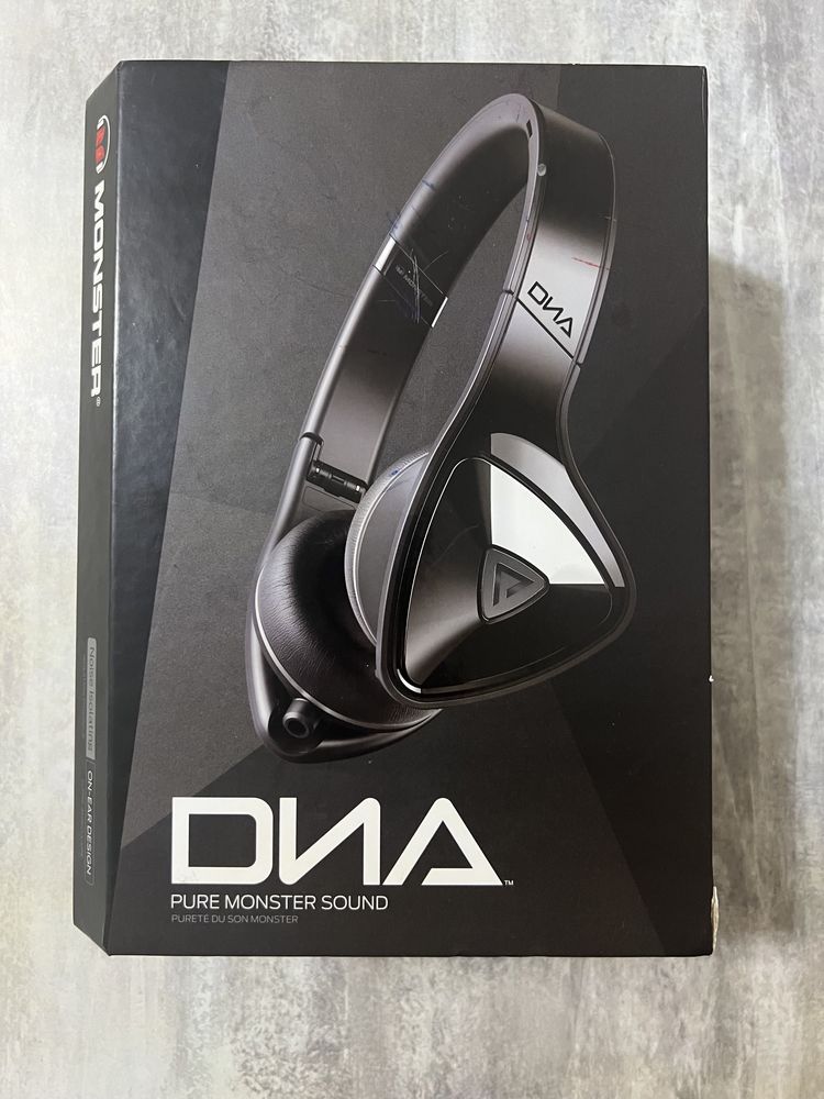 Навушники Monster DNA On-Ear Black Satin Chrome/Dark Grey