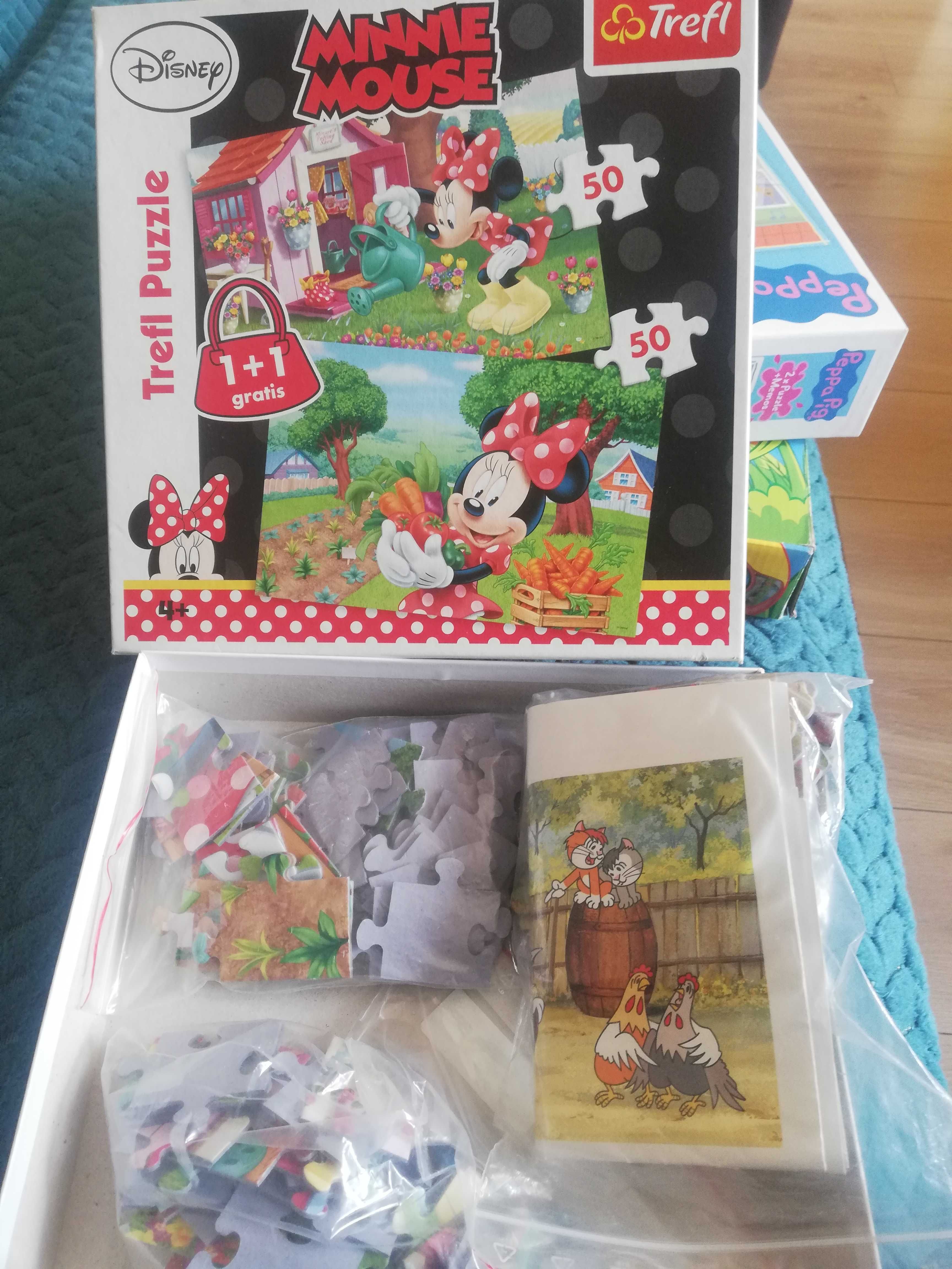 Puzzle Trefl 2w1 i Disney 2w1 i gra Fishing Game