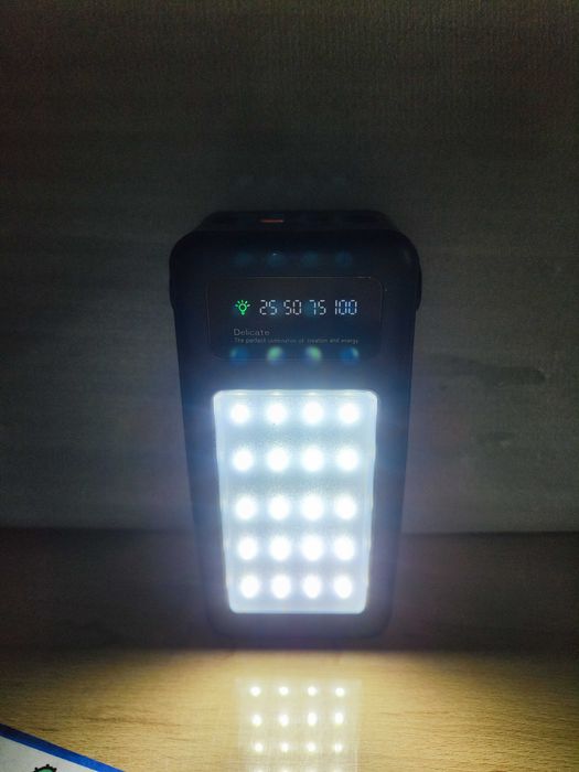 Корпус повербанка на 21 АКБ 18650+фонарь, ночник, 22.5W зарядка QC PD