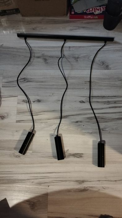 Lampa wisząca 3- ramienna + żarówki gratis