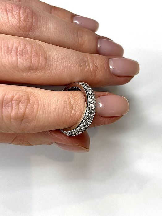 Бриллиантовое кольцо в стиле Ван Клиф