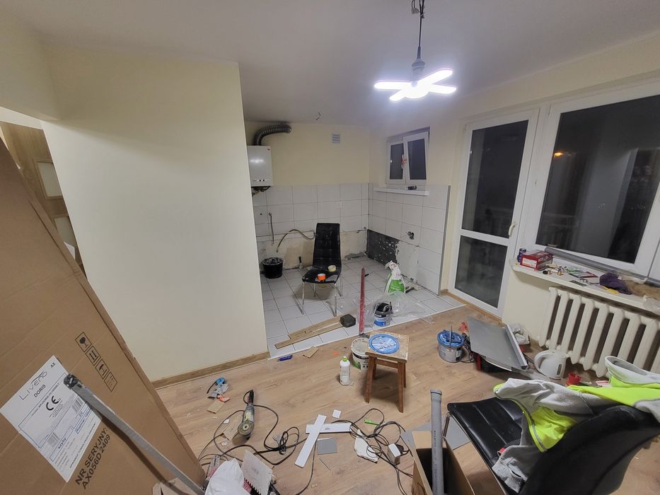 Remonty wykończenia malowanie gładzie glazurnik wyburzenia rozbiórki