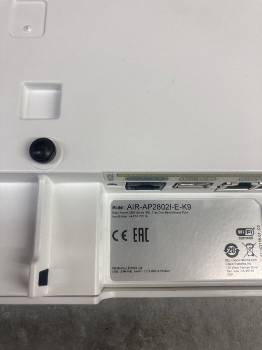 Cisco Access Point AIR AP2802I E K 9