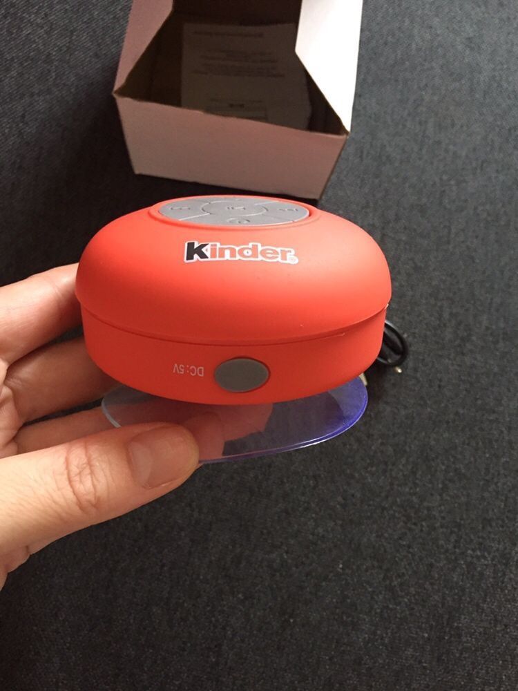 Колонка kinder Водонепроницаемая bluetooth-колонка душа на присоске