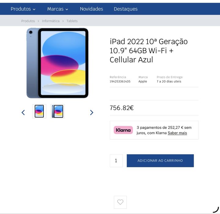 Ipad 10, ultra fino, pro, ecrã XDR retina, 10,9 pol, caixa e fatura