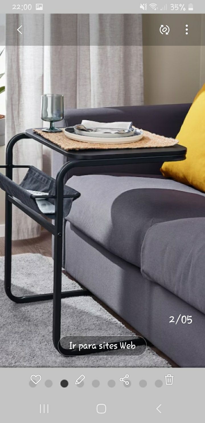 NOVOMesa IKEA para portátil,multifunções,design industrial,valor fixo