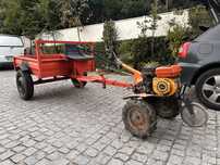Motocultivador 6,5cv e Reboque BOM Estado