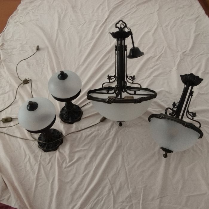 Conjunto 6 candeeiros