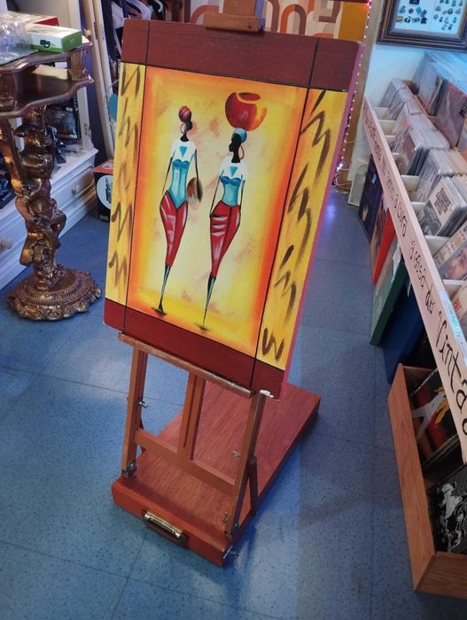 Cavalete Mala Dobrável Vintage