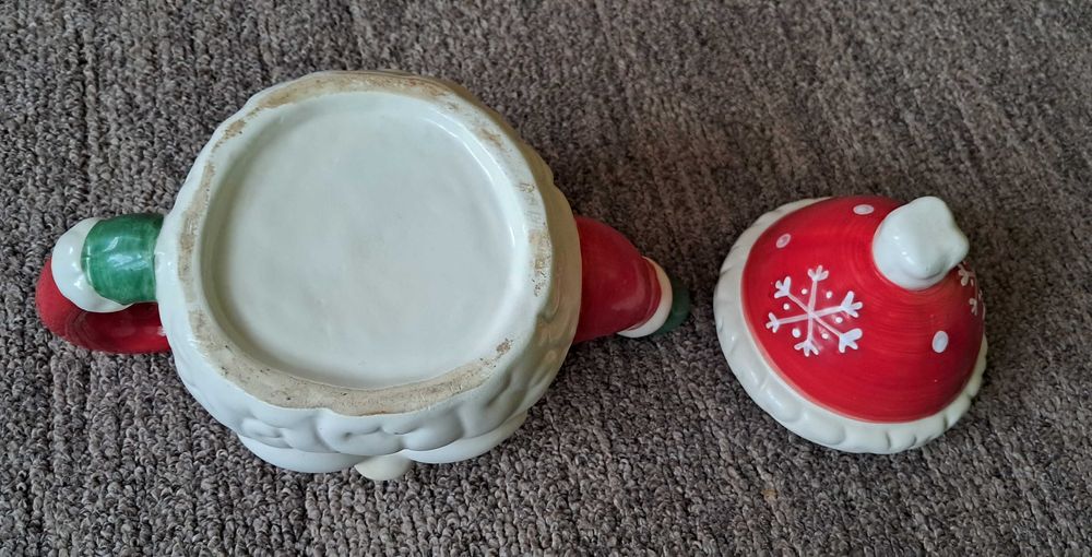 Imbryk Dzbanek Ceramiczny do kawy herbaty Święty Mikołaj