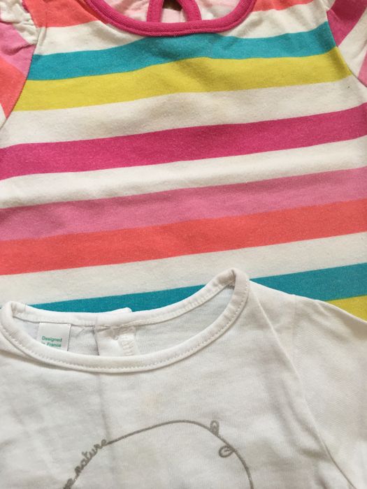 Zestaw bluzek/koszulek bluzka kaftan długi rękaw r.50/56