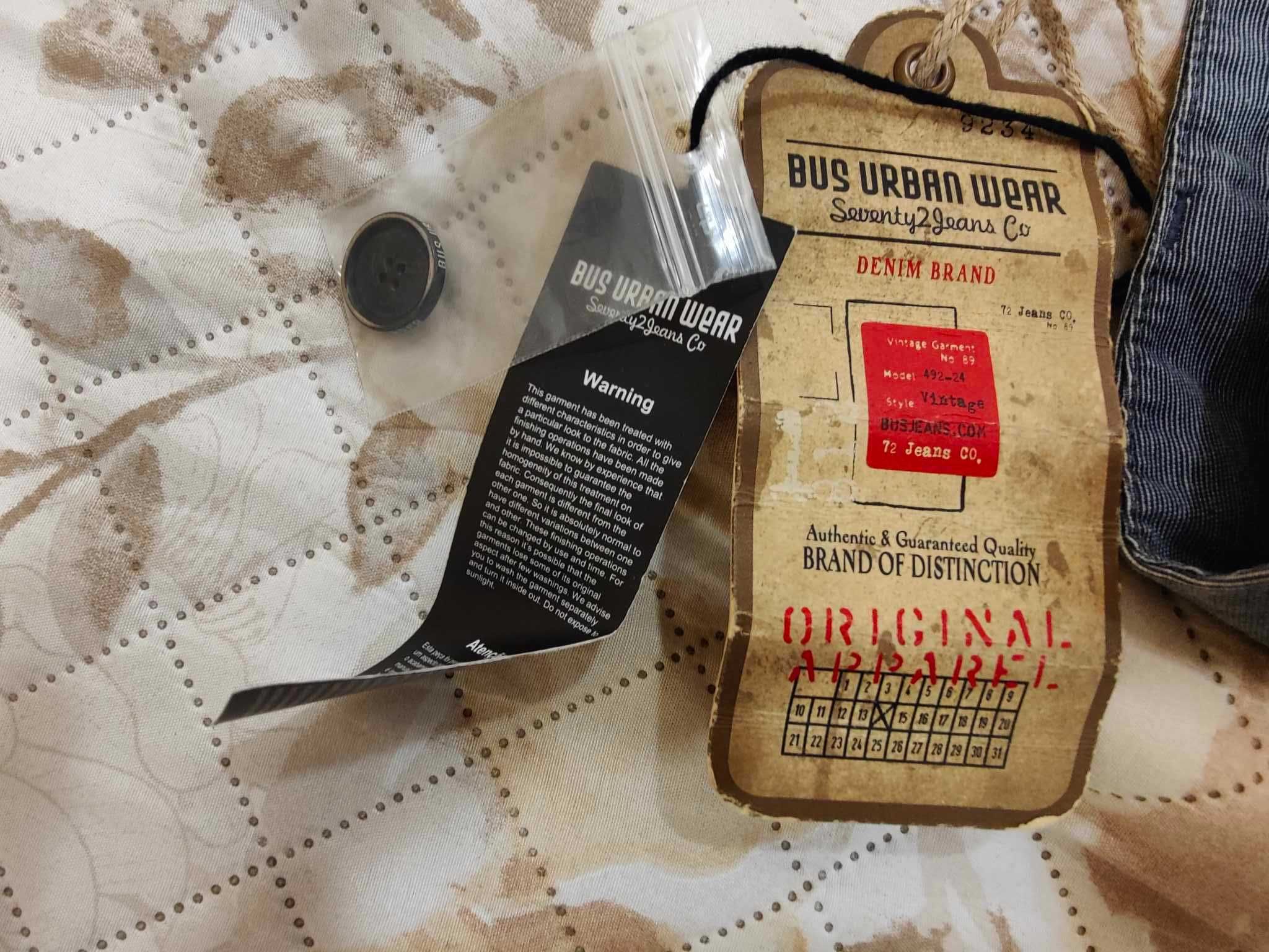Calças novas com etiquetas da Bus Urban Wear tam. 44