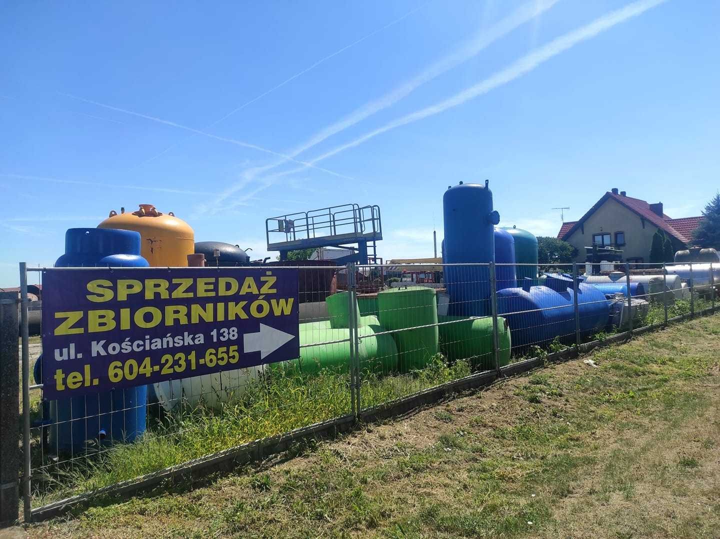 Zbiornik hydroforowy i odżelaziacz ciśnieniowy 33000L