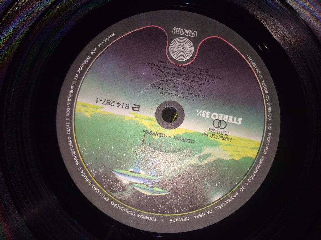 Antigo LP álbum de 1983 Genesis ‎– Genesis