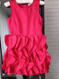 Sukienka czerwona rozmiar na 11-12 lat