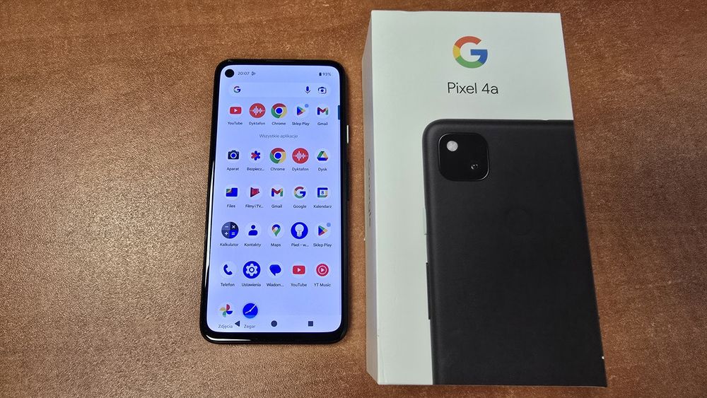 Google Pixel 4A 128GB/6GB RAM czarny, stan db