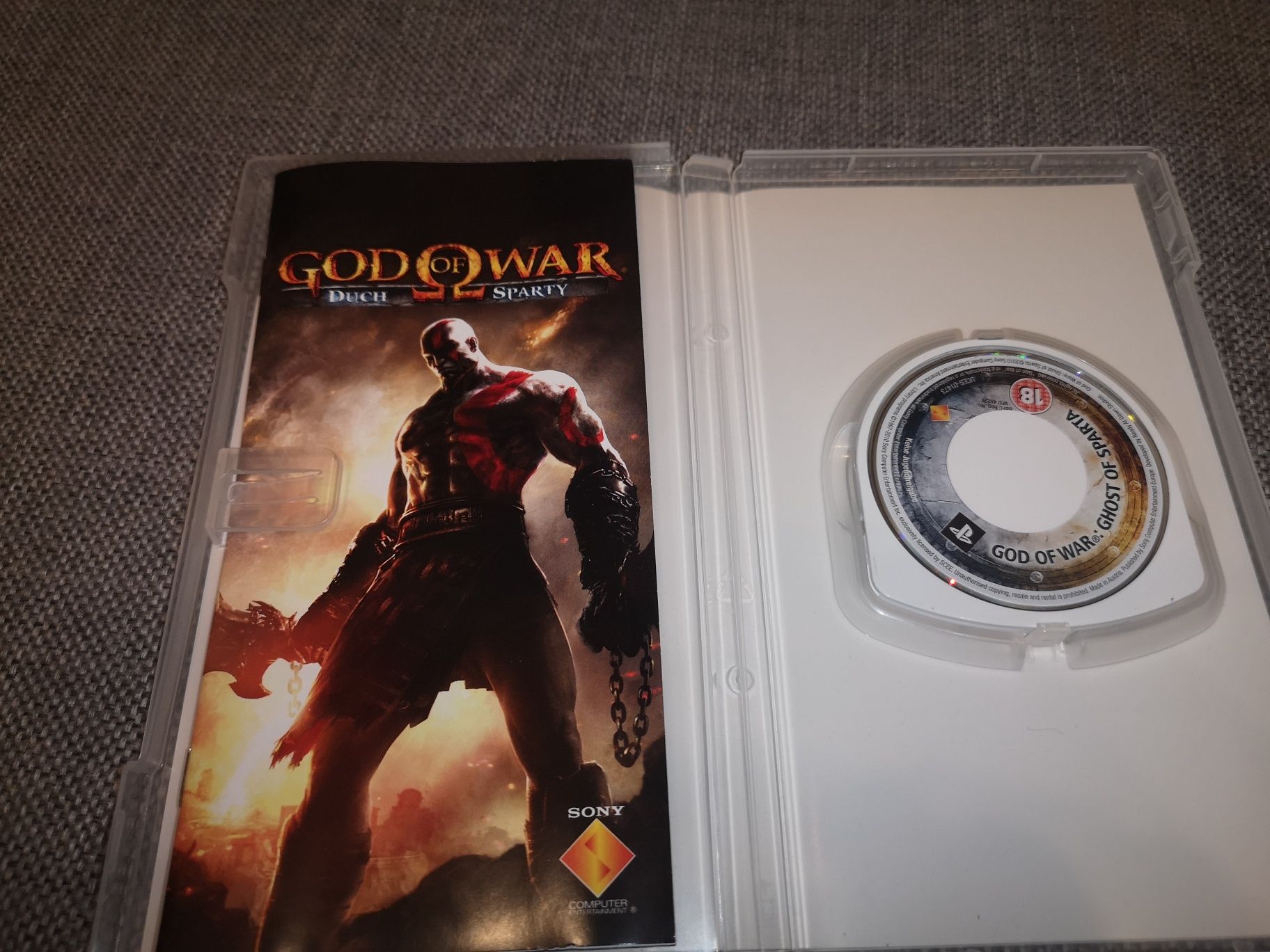 God of War Duch Sparty PSP gra (polski dubbing) komplet SKLEP