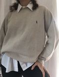 boski sweter Ralph Lauren beżowy oryginalny duży oversize
