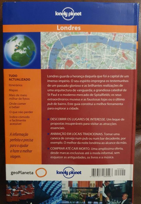 Guia Livro de Viagem Lonely Planet - LONDRES