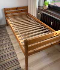 Używane podwójne łóżko piętrowe z litego drewna bukowego, bez materaca