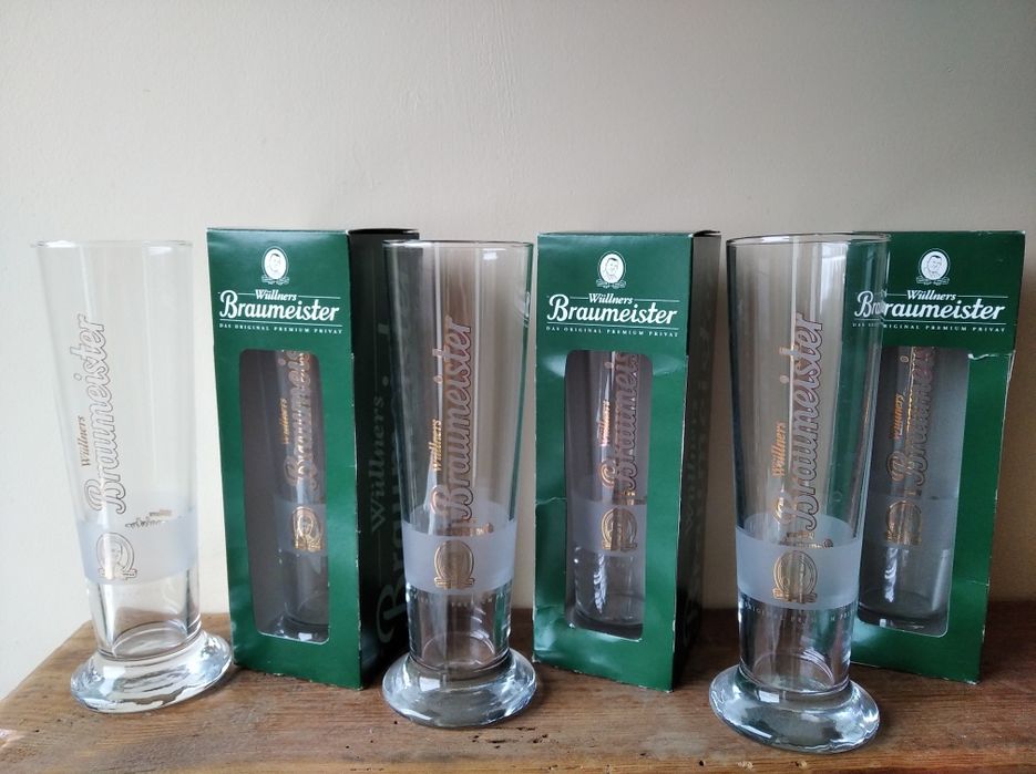 Zestaw szklanek do piwa lub napojów