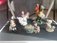 Kolekcja figurek porcelanowych - różne figurki 26 sztuk zestaw komplet