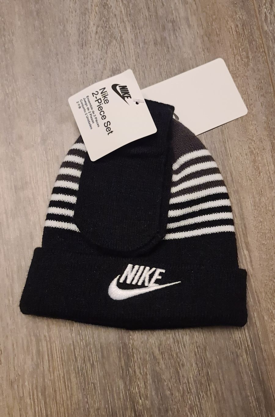 Nowy zestaw nike czapka + rękawiczki