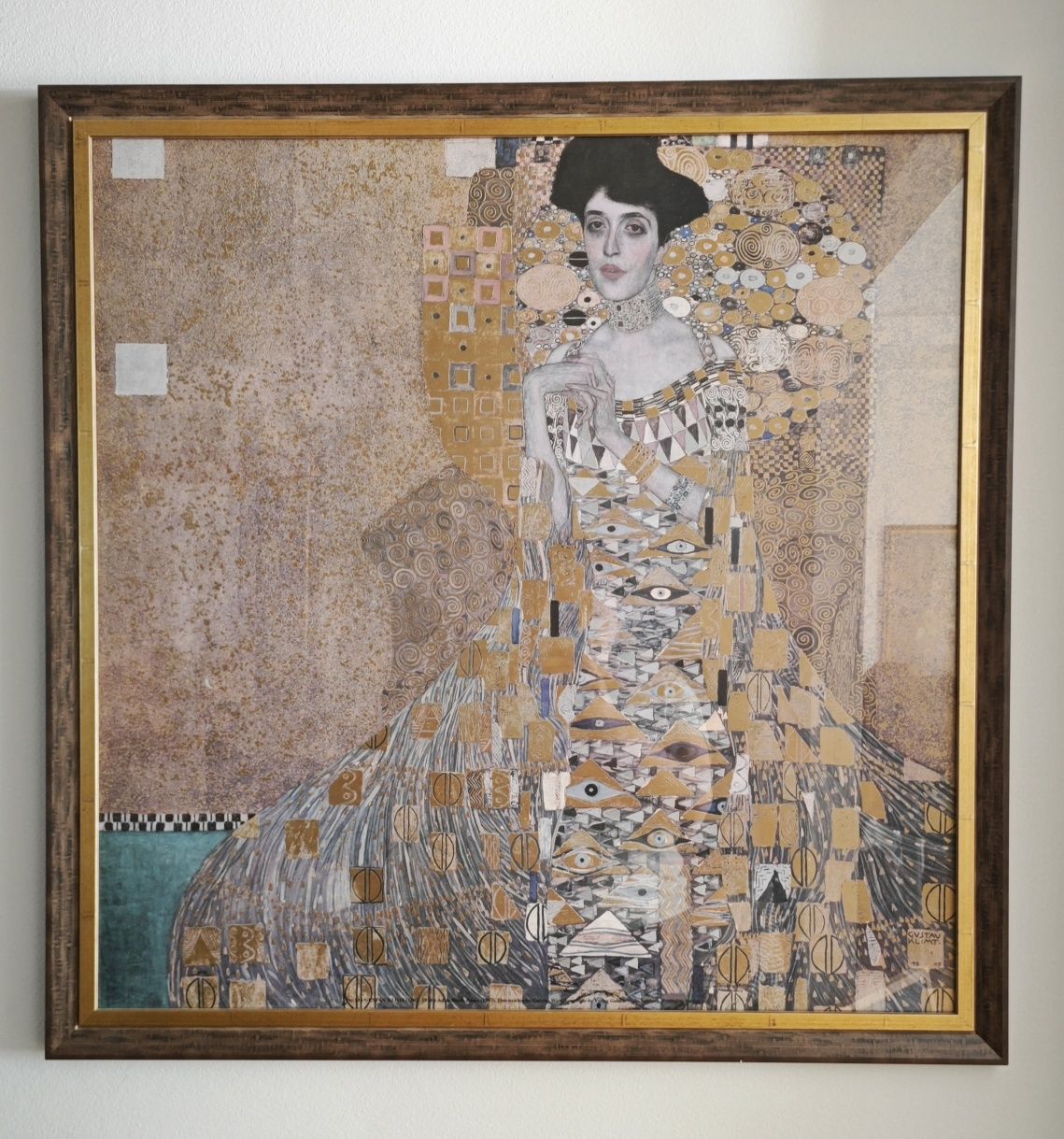 Gustav Klimt "Portret Adele Bloch-Bauer" - reprodukcja plakat