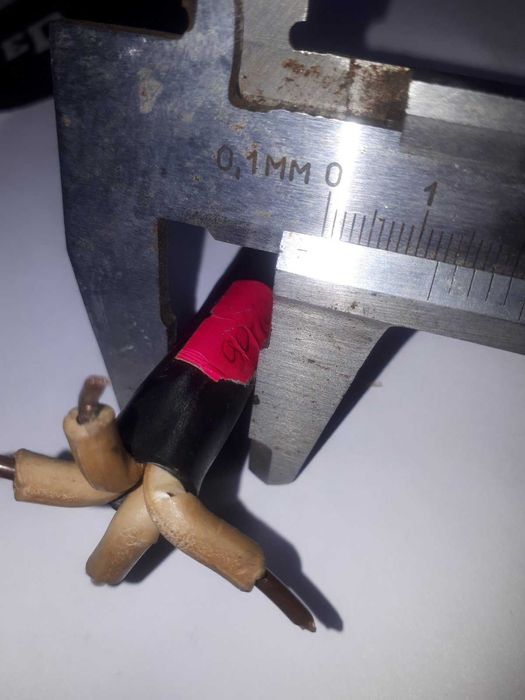 Кабель мідний новий 4 жильний високої напруги 4*20мм