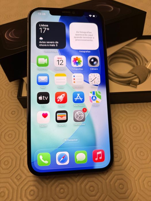 iPhone 12 Pro Max Graphite 128GB em Excelente Estado