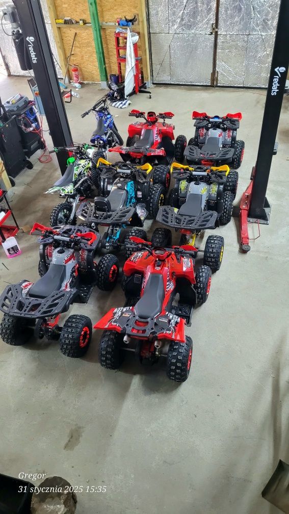 Nowe quady marki barton gwarancja Transport