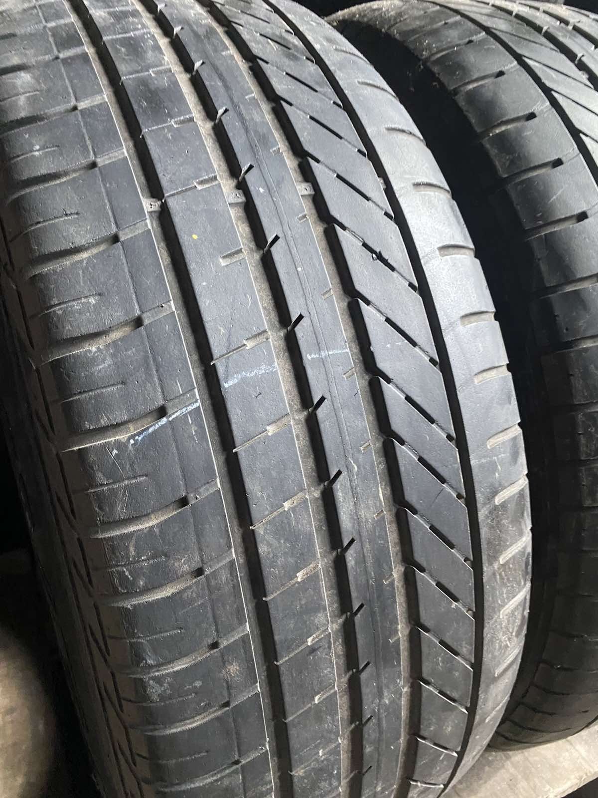 225.55.17 GoodYear 2шт лето БУ склад шины резина из Европы 55 R17