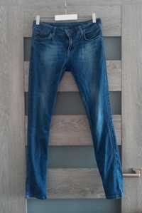 Zara basic denim niebieskie jeansy skinny 38 M