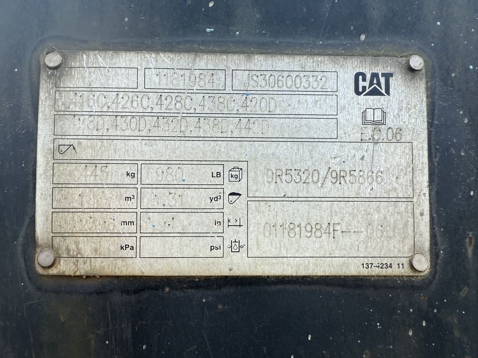 Łyżka do koparko-ładowarki Cat