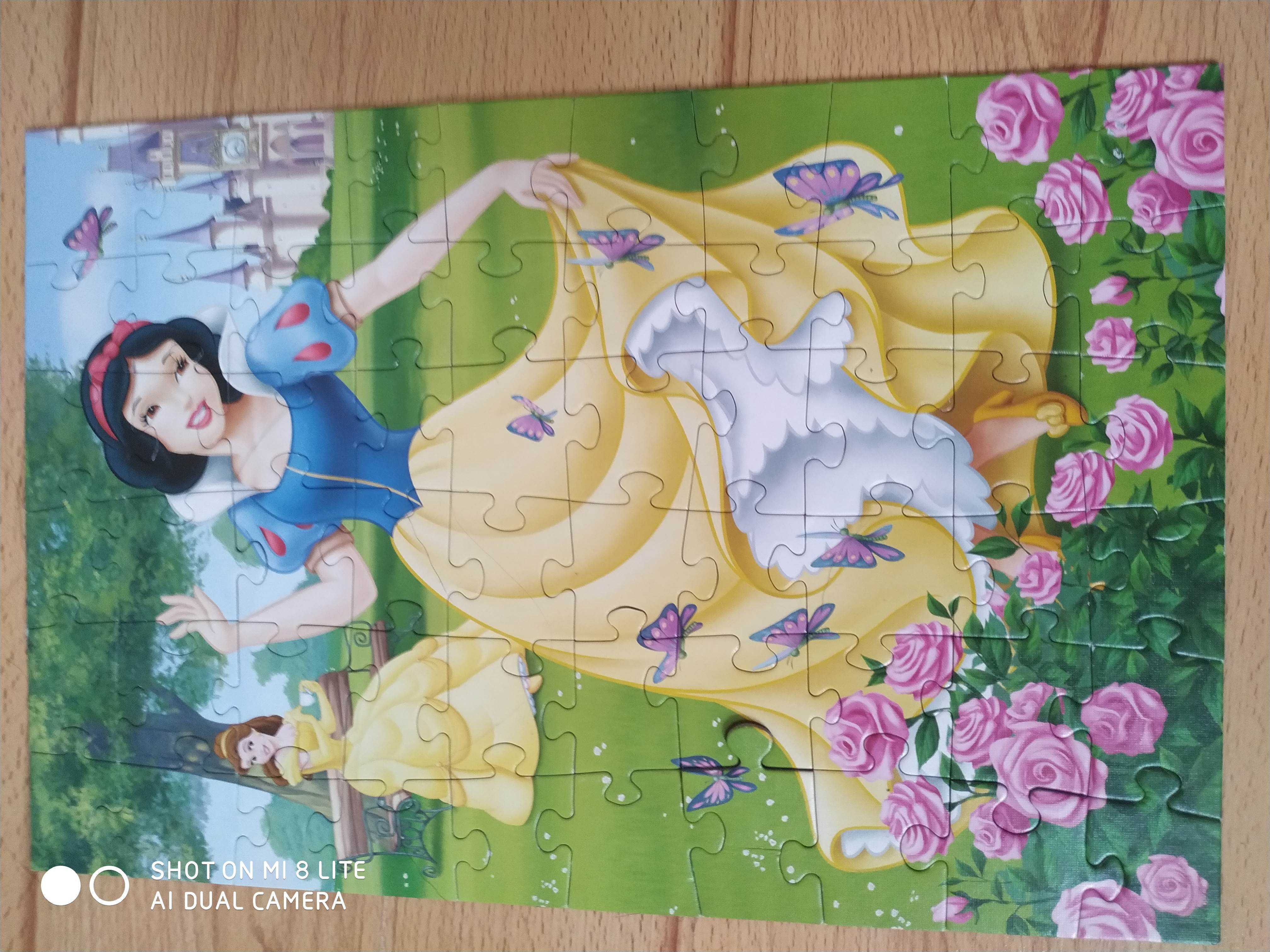Puzzle 60 elementów Księżniczki
