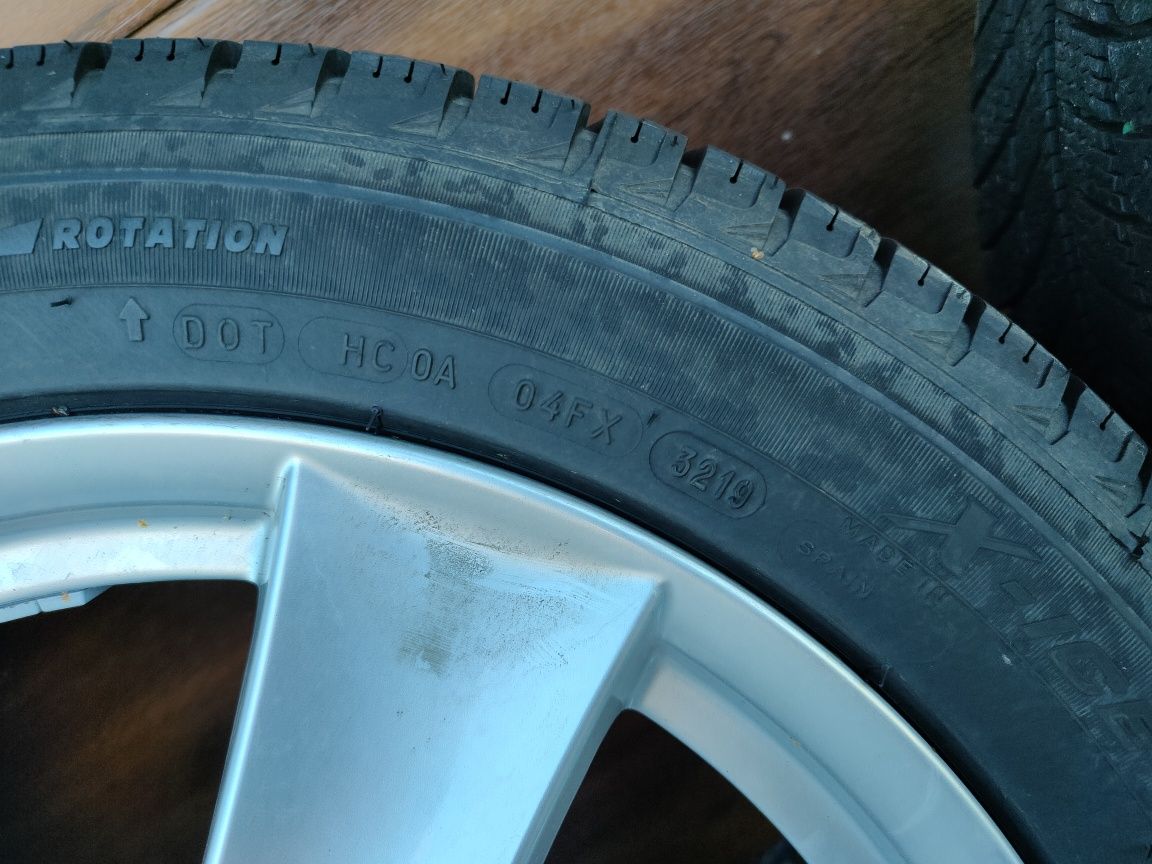 Koła zimowe zima 225/50r17 Michelin X-Ice - Audi A4 B8 B9 A6 Komplet