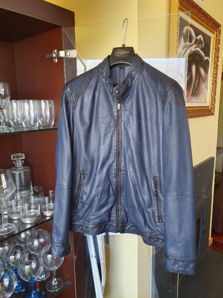 Blusao pele massimo dutti